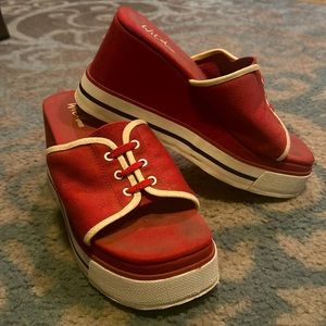 Y2K WILD PAIR Platform Sandals 😍 Size 7